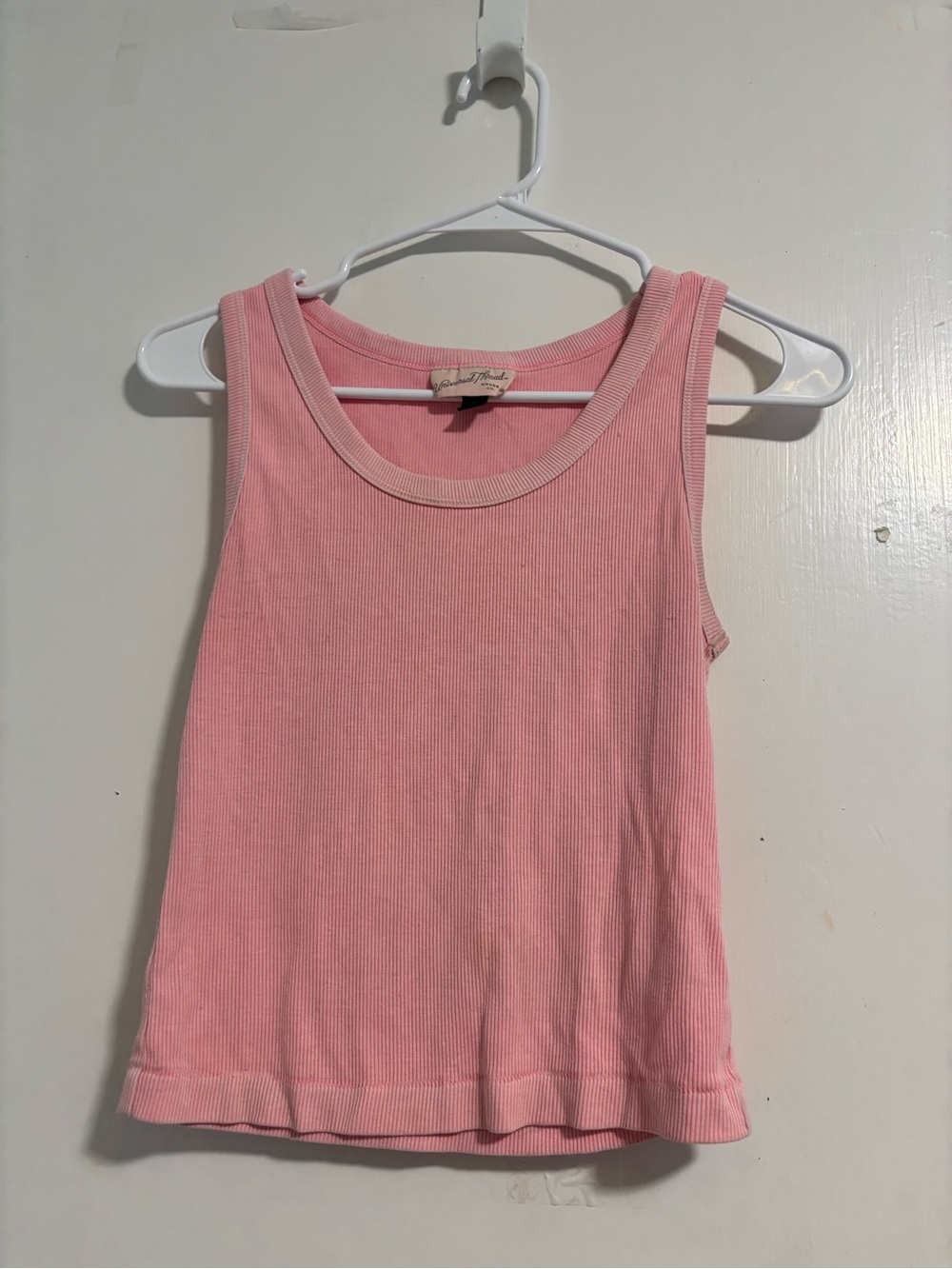 Target Pink Ribbed Tank Top